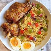NOODLES, CHICKEN & EGG