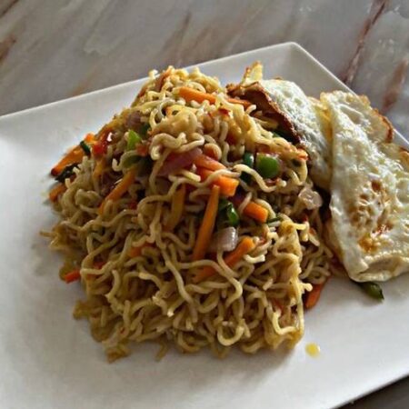 NOODLES & FRY EGG